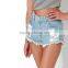 high waisted ripped denim shorts for women ripped jean shorts