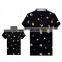 High Quality Men's Short Sleeve Summer Cultivate One's Morality Printing Lapel Polo T-shirt