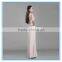 Wholesale Deep V Chiffon Modern Handmade Pleated Long Evening Dress