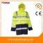 High Visibility Reflective Oxford Shell Safety Winter Parka