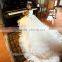 High Quality Lovely Lace Flower Girl Dress for Wedding Trailing White Wedding Gown