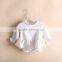 Wholesale ruffle bottom baby shirt Summer children's clothing Lovely smart girl top