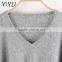 Popular women knit V Neck Bat sleeve 100% Cashmere pullover Sweater