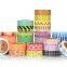 Different patterns washi tape customized colors adhesive paper tape 1.5cm*10m