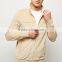 Men's Camel Velour Track Jacket