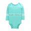 Wholesale Baby Cotton Romper Long Sleeve Blank Baby Onesie