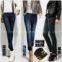 Supply wholesale women's clothing Korean version of the new autumn and winter boots, jeans, pants plus thick velvet pencil pants big yards