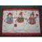 christmas jacuqard door mat, anti-slip floor mat