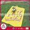 National flag printing polar fleece custom portable waterproof folding picnic blanket
