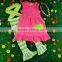 Wholesale pernickety remake stripe baby girls valentines heart clothing M5040811