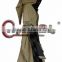 Medieval Renaissance Dress With Trumpet Sleeves For Gothic And Fantasy Parties Hooded Costume