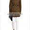 new arrival loose fit army green canvas western coats made in china