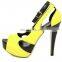 Wholesale New style Waterproof Hollow Out New Fish Mouth High-heeled Dress Shoes