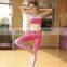 Factory price wholesale fitness clothing seamless womens gym leggings and bra set