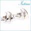 Sailing Ship Cuff link Silver Shirt Cufflinks Men