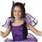 Girls Bat Ballerina Dress Wings Costume for Halloween Party