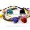 Hot selling friendship bracelet Bohemia tassel seed beads jewelry