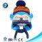 Funny cute plush pink monkey knitted baby winter animal hat custom fashion soft warm crochet baby hat