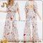 Ladies Printed Jumpsuit Long Flare Pants Jumpsuit Bandaged Playsuit