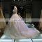 2017 new product beade off shoulder dress a line ball gown