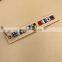 tag flights keychain motorcycle embroidered keychain
