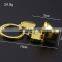 New Design Custom Metal Gold Closestool Keychain in Closestool