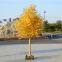 fiberglass trunk golden artificial banyan tree for decoration