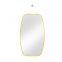 Solid Wood Bathroom Mirror Hanging Wall Anti-Explosion Fog-Proof Full Length Mirror