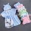 Cheap Hot large 100% cotton gauze baby bath towel set