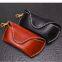100% Purity Leather, Vintage Sunglasses Case; Crush-resistant, Personalized Eyewear Case