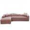 Amazon hot sell sectional L shape waterproof fabric velvet sofa cover