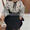 6660/Customized print kids lace turn-down collar shirt korea fashion sweet girls top