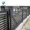 Aluminum horizontal slat fence