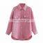 Casual Women Fashion Jacket Office Ladies Plaid Long Overcoat Outwear Coat