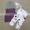 INS baby outfits flower sleeveless hoodies+long pant 3pcs/set baby good quality top Set 0-18M