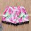 2019 Summer Outfits "i love summer" Print Black Girls Tassel Vest Tops & Watermelon Full Print Shorts 2PCS Set 1-5 Years
