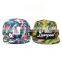 Shenzhen supplier african floral print 5 panel caps