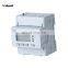 din rail lcd display multi-rate tariff dc energy meter with rs485 optional 2DI/2DO