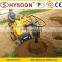 mini digger with 4 in 1 bucket , snow blower , auger , fork , trencher and various other attachments