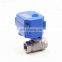 5v 12v 24v female thread screw SS304  motor  dn15 1/2 inch  DN20 3/4inch DN25 1 inch  ball valve