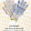 pvc dotted natural/bleached white cotton knitted safety gloves