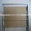 5mm bronze nashiji  patterned louver glass 6"x24"