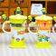 Cute cartoon yellow ceramic mugs Creative super milk dad suit cup