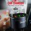 LDNIO C703Q car charger USB 2.0 in-car chargers with 3 USB ports, QC3.0, 36W