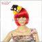 orange color feather wedding flower headdress for sale