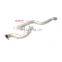 valve exhaust for Mercedes-Benz E class exhaust tip catback with quad double tip