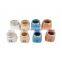 small custom mini matte colorful square ceramic kitchen mason storage bottles container jar with lids cover manufacturers