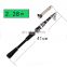 high quality 99% carbon fiber 1.98m 2.28m 2.58m Portable Telescopic Fishing Rod combo  with fishing  Reel lure components