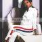 Custom Casual Sports 2-piece Striped Women's Sports Suit Wholesale Undershirt Home Jogging Suit