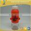 300ml glass water drinking bottles with white plastic lid & cover